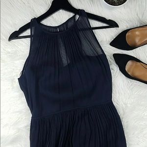 J. Crew Megan Floor Length Dress, Size 2 in Navy